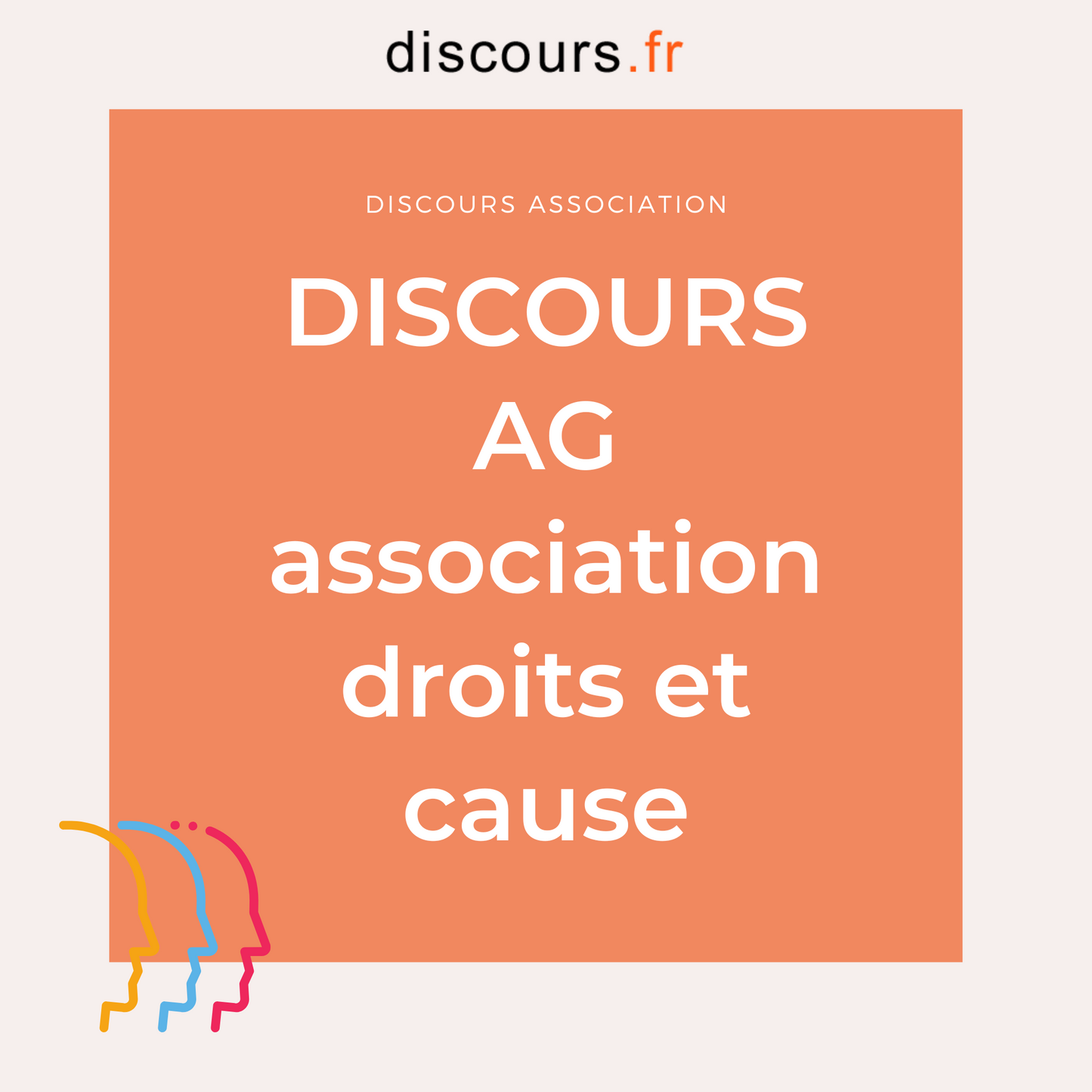 discours président assemblée générale association droits et cause