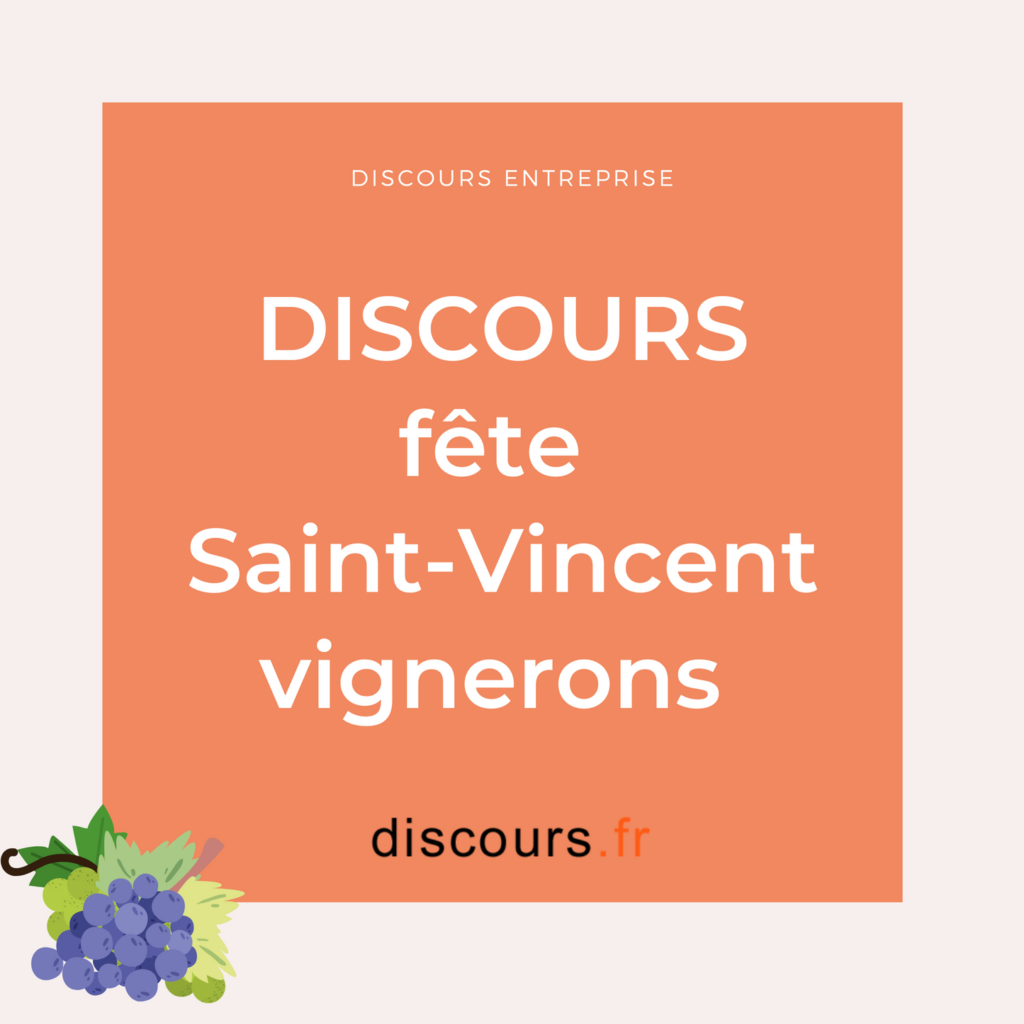 discours dirigeant fête saint vincent patron vignerons