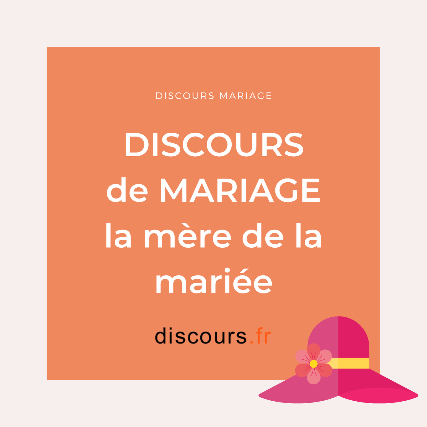 discours de la mère de la mariée