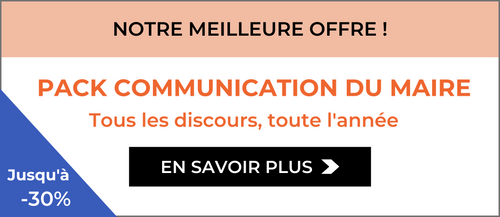Pack communication du maire | discours.fr