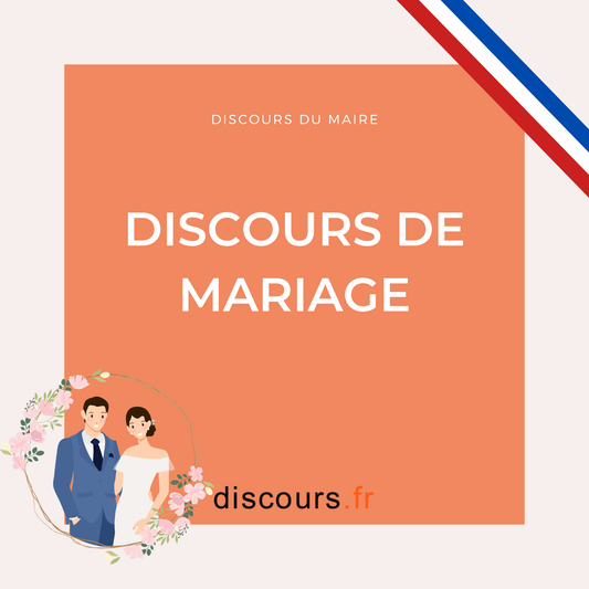 discours mariage maire état civil