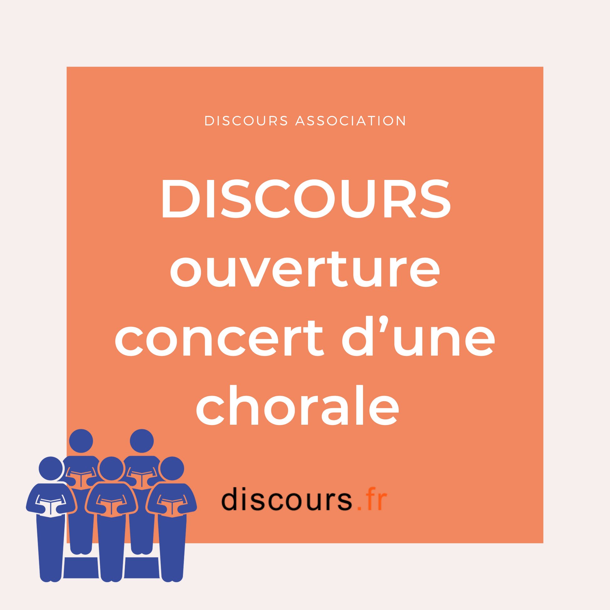 exemple discours président ouverture concert chorale