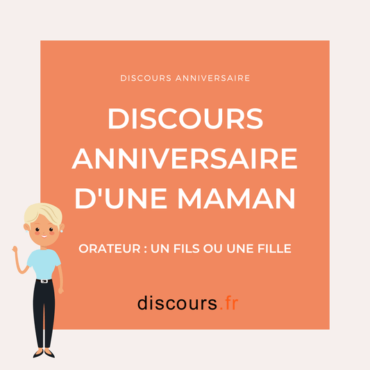 discours pour l'anniversaire d'une maman