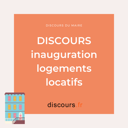 discours inauguration de logements locatifs