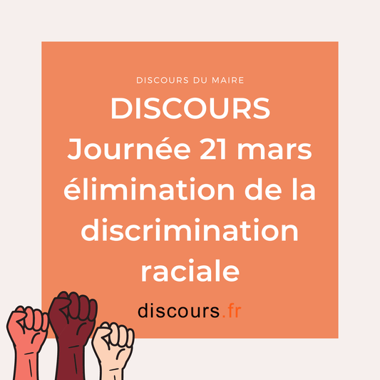 discours Journée internationale de lutte contre le racisme