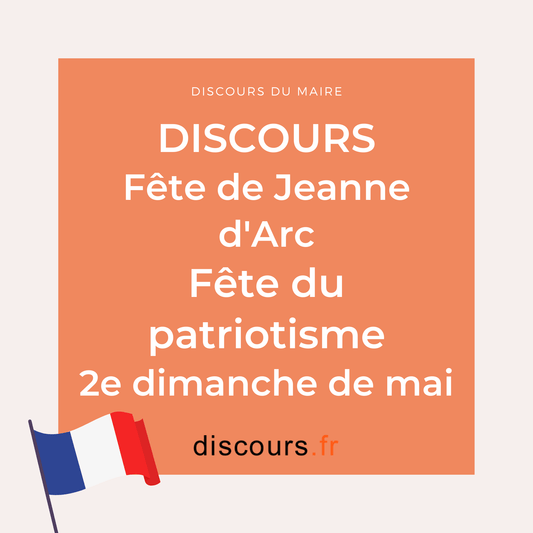 discours fête de Jeanne d'Arc