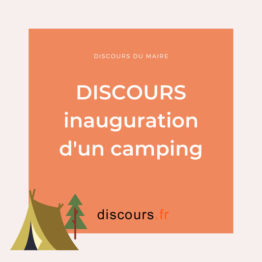 discours inauguration d'un camping