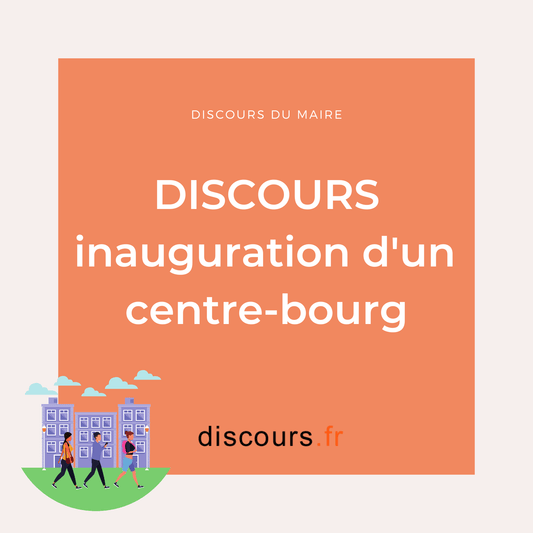 discours inauguration d'un centre bourg