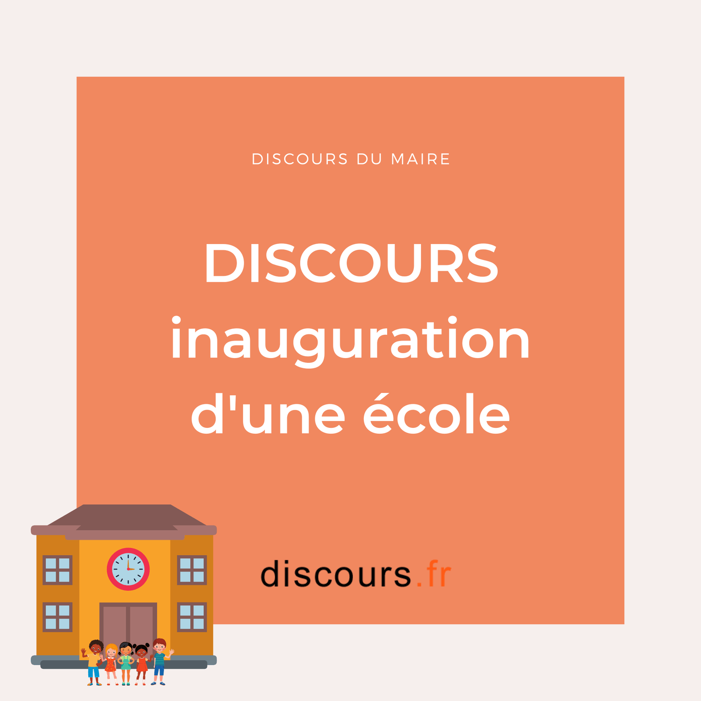 discours inauguration d'une école