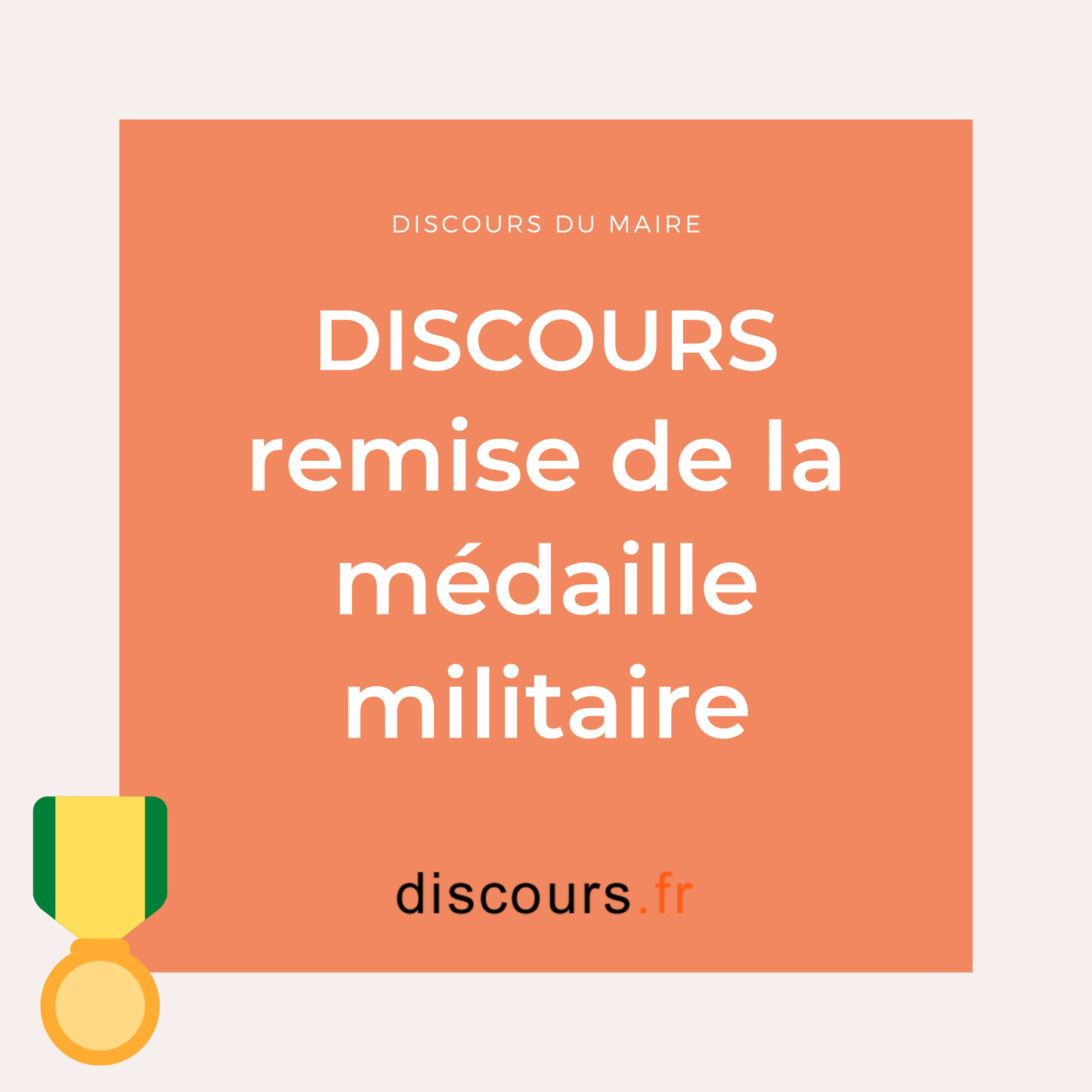 discours Remise Médaille militaire