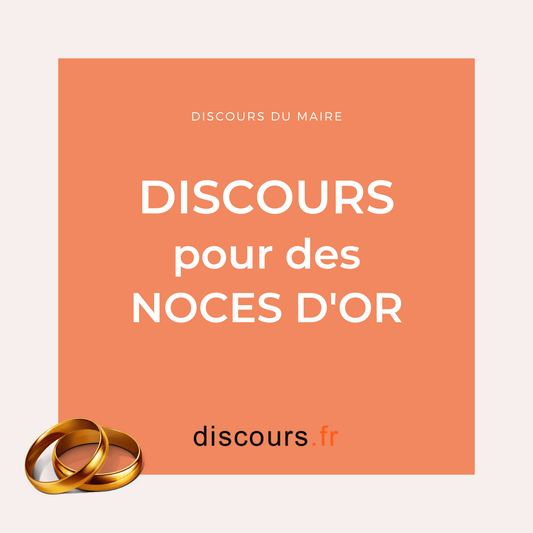 discours Noces d'or