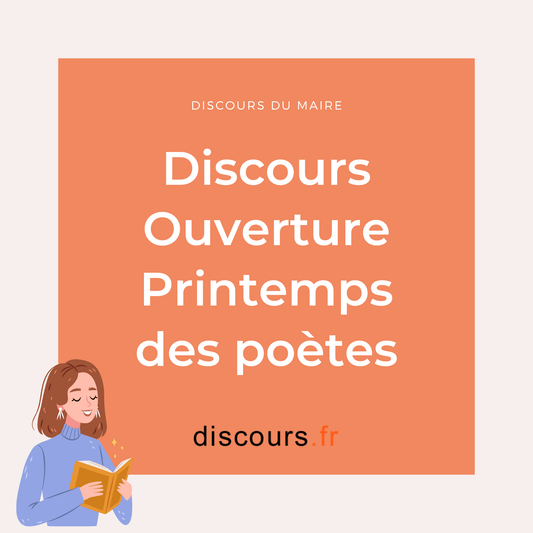 exemple discours du maire pour le printemps des poetes