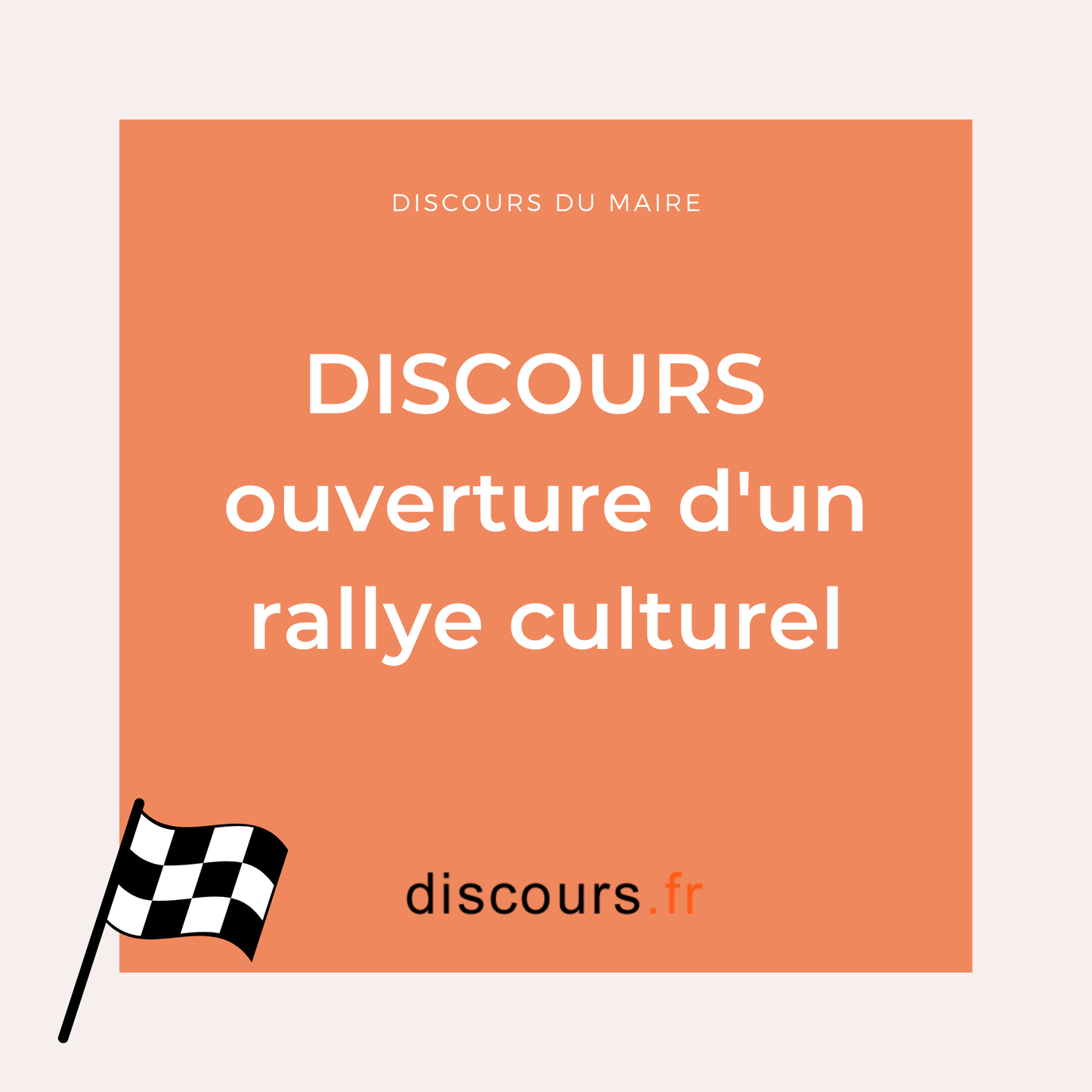 discours ouverture d'un rallye culturel