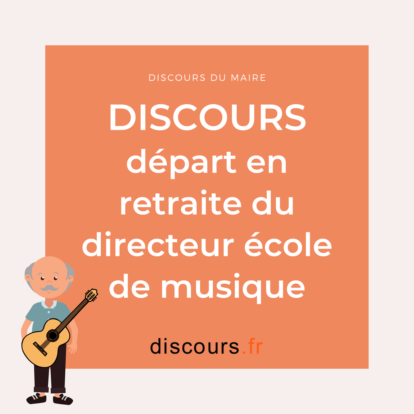 discours Départ à la retraite du directeur de l'école de musique