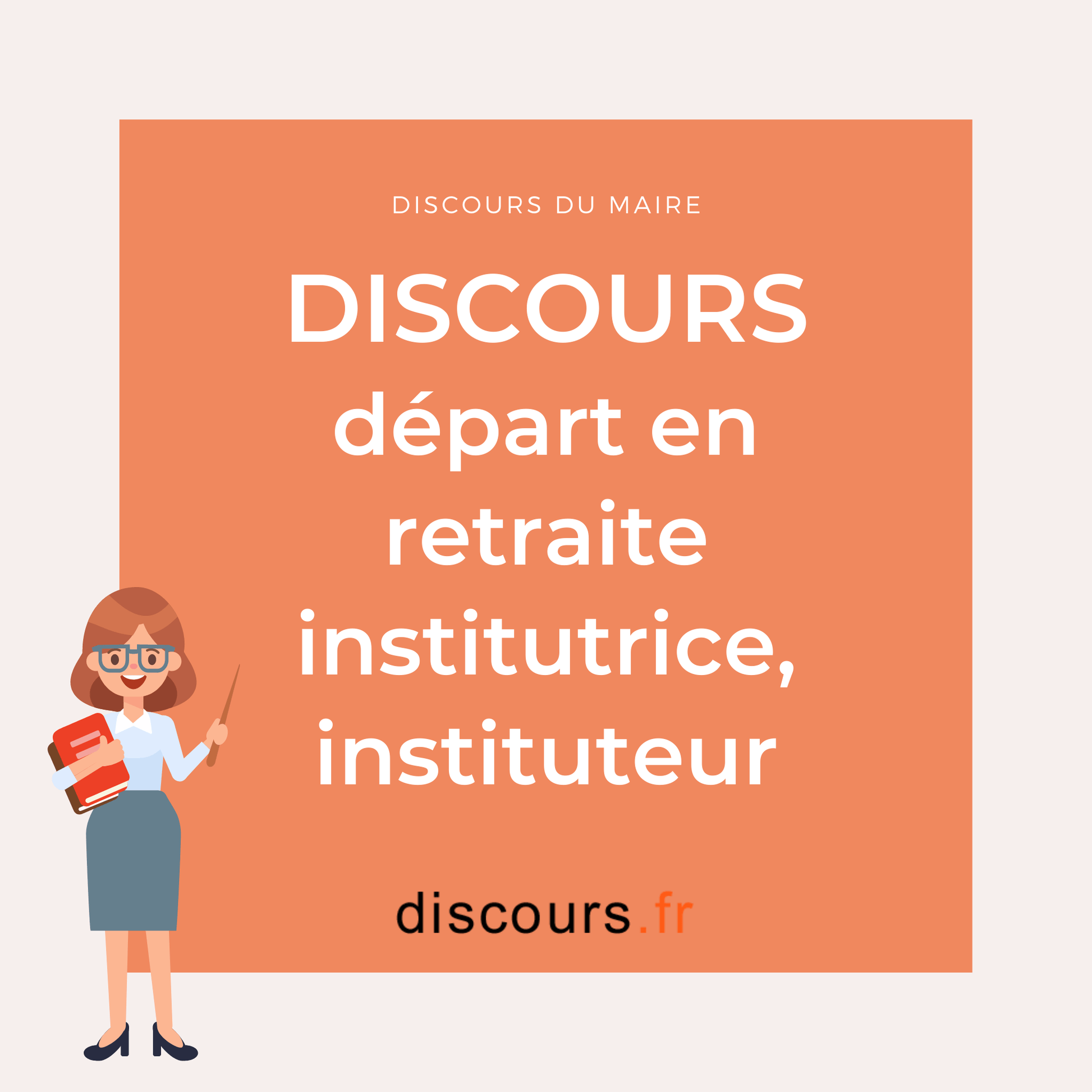 discours retraite d'un professeur des écoles