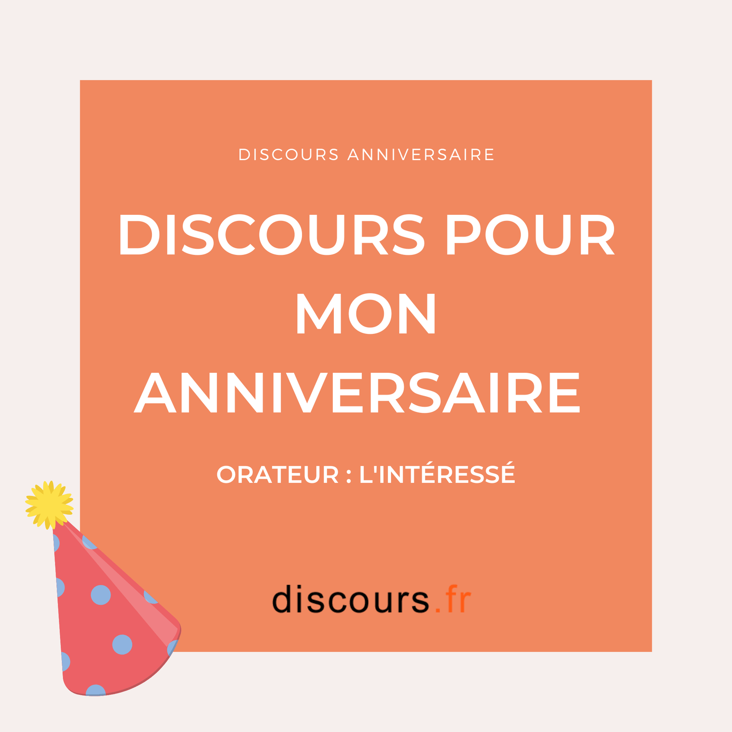 discours pour mon anniversaire